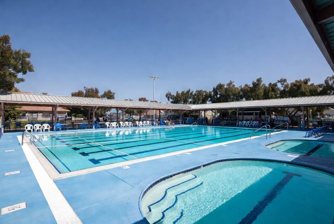 HOA aquatic center with lap pool